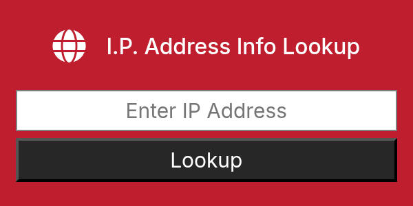 IP Info Lookup Tool