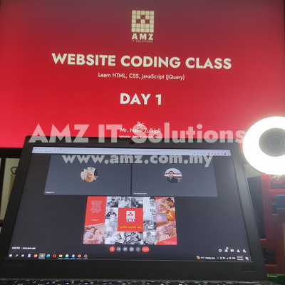 Web Coding Class with AMZ IT Solutions